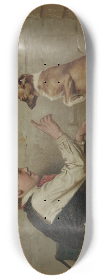 John George Brown - Keep Still 8.25 inch art skate deck