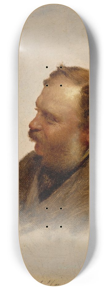 John George Brown - Portrait of William Brand 8.25 inch art skate deck