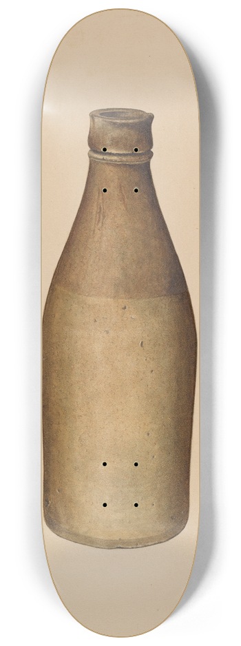 Sydney Roberts - Stoneware Ink Bottle 8.25 inch art skate deck