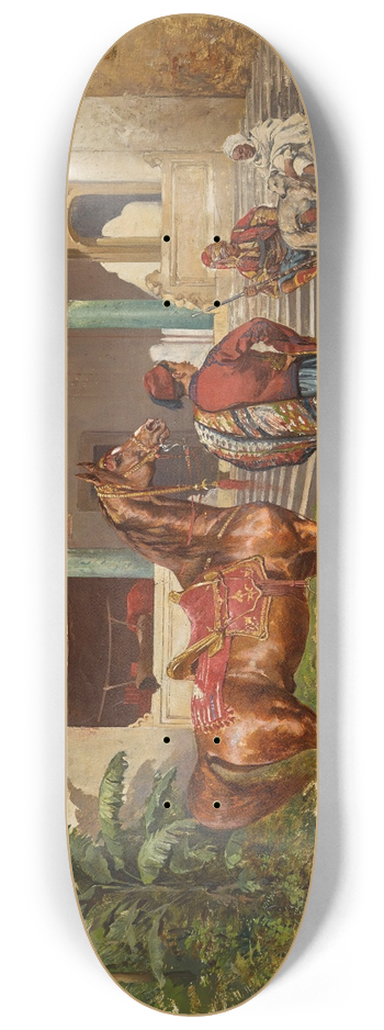 Tadeusz Ajdukiewicz - A turkish courtyard 8.25 inch art skate deck