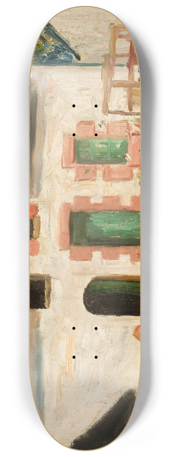 Tadeusz Makowski - Dziecko przed domem 8.25 inch art skate deck