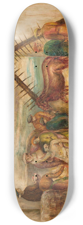 Tadeusz Makowski - Good Samaritan 8.25 inch art skate deck