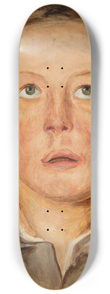 Tadeusz Makowski - Head of a boy in an unbuttoned collar 8.25 inch art skate deck