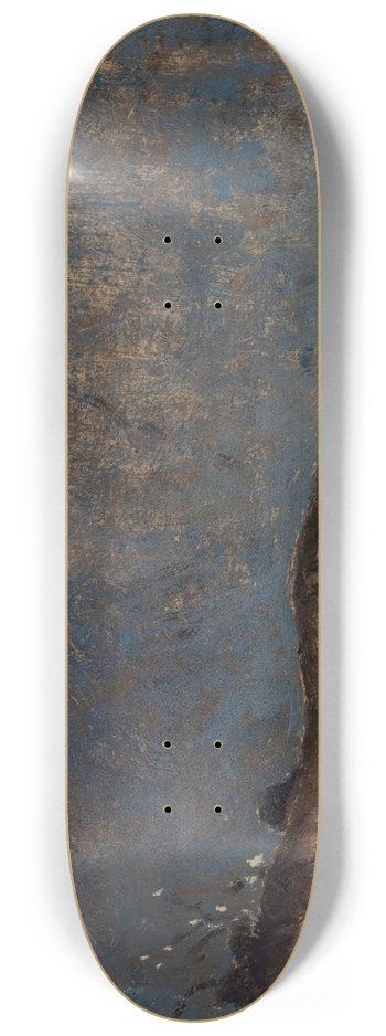 Tadeusz Makowski - Landscape with clouds 8.25 inch art skate deck