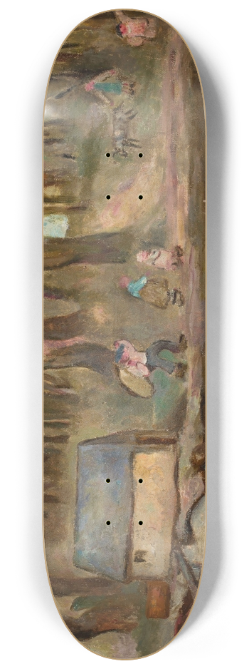 Tadeusz Makowski - Myn nad rzek 8.25 inch art skate deck