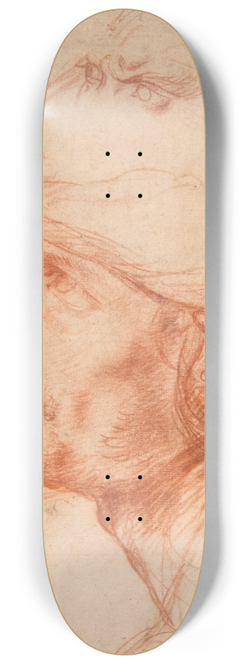 Tanzio da Varallo - Head of a Man 8.25 inch art skate deck