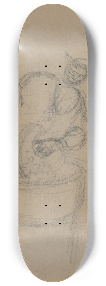 tefan Polkorb - Dumping Grapes 8.25 inch art skate deck