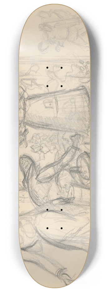 tefan Polkorb - Grape Picking 8.25 inch art skate deck