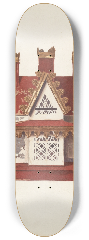 Telli - Bank  Toy Building 8.25 inch art skate deck