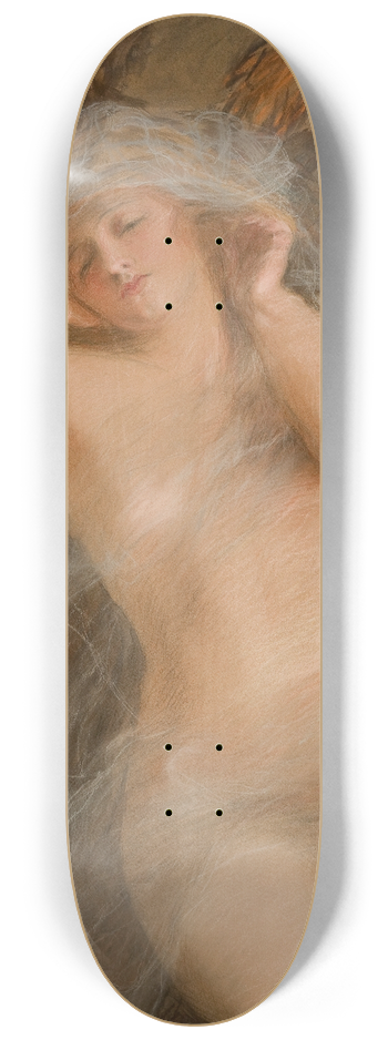 Teodor Axentowicz - Nymph and Satyr 8.25 inch art skate deck