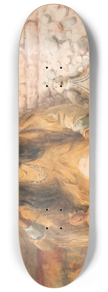 Thaddeus Welch - Afternoon Rest 8.25 inch art skate deck