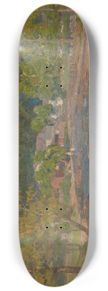 Theodore Clement Steele - Landscape 8.25 inch art skate deck