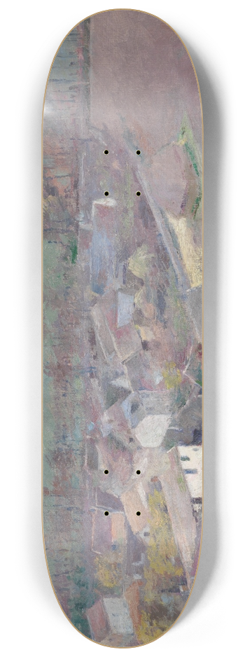 Theodore Robinson - A Birds-Eye View 8.25 inch art skate deck