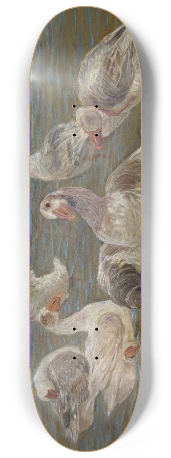 Theodor Philipsen - Les Oies 8.25 inch art skate deck