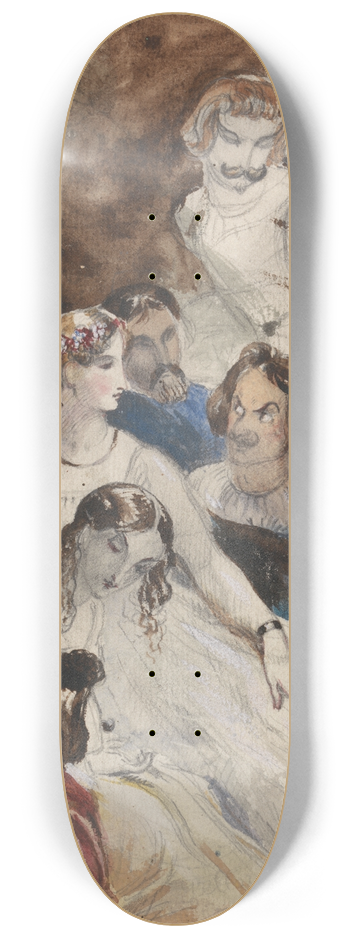 Theodor von Holst - Theatrical Group 8.25 inch art skate deck