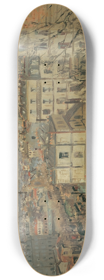 Theodor Von Hrmann - Blick Auf Paris 8.25 inch art skate deck