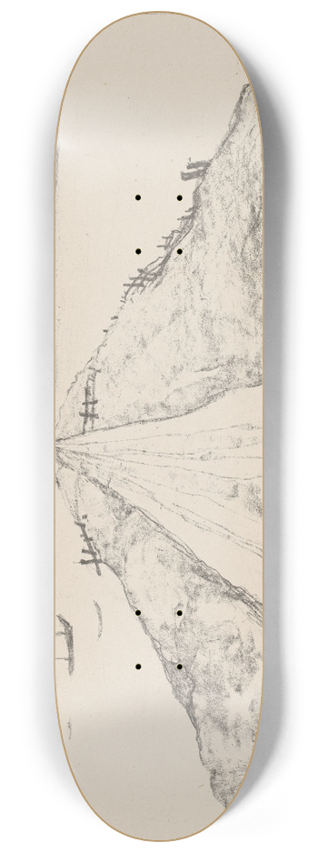 Theo van Hoytema - Dijk op Texel 8.25 inch art skate deck