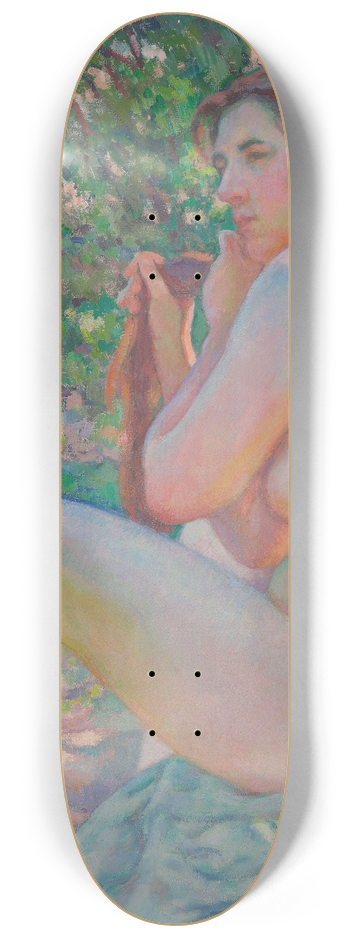 Theo van Rysselberghe - A lombre du buisson 8.25 inch art skate deck