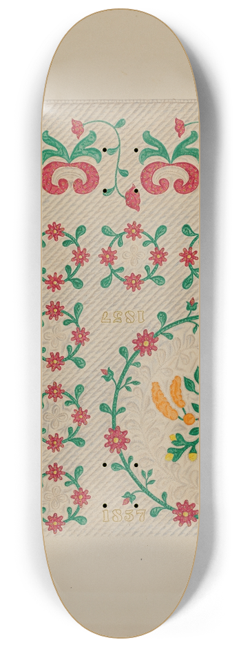 Therkel Anderson - Dated Quilt 8.25 inch art skate deck