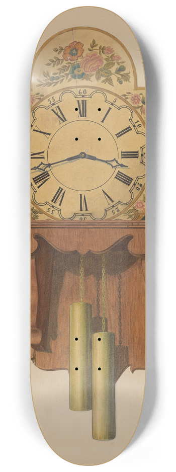 Therkel Anderson - Wall Clock 8.25 inch art skate deck