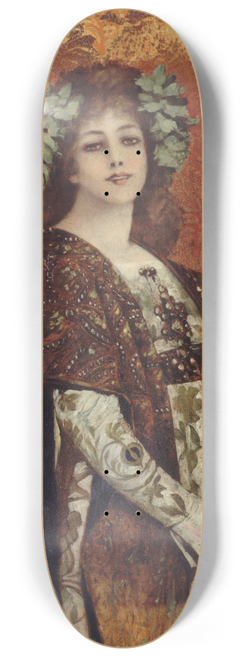 Thobald Chartran - Portrait de Sarah Bernhardt (1844-1923), dans Gismonda 8.25 inch art skate deck