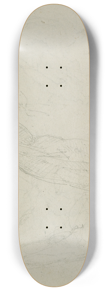 Thodore Gricault - Figure studies 8.25 inch art skate deck