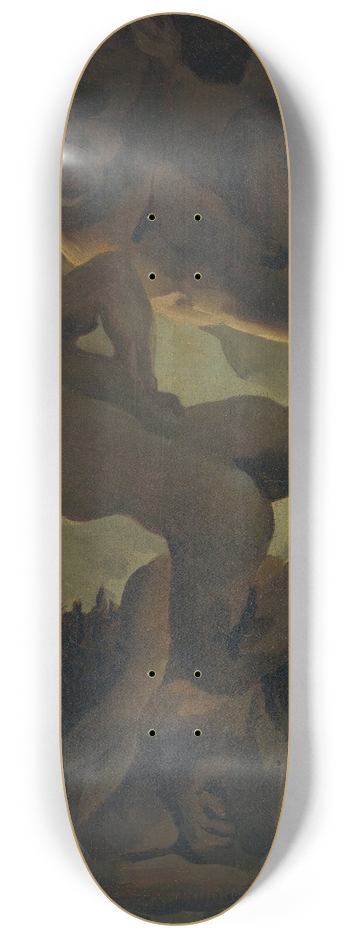 Thodore Gricault - pisode De La Guerre Des Titans 8.25 inch art skate deck