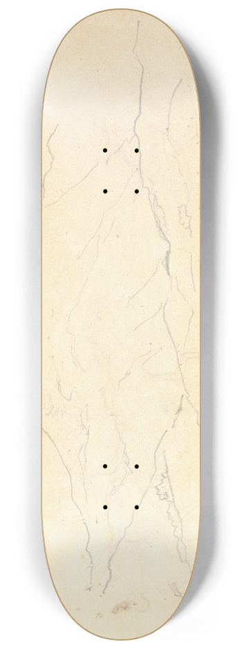 Thomas Bradshaw - Rough Sketch of Mountains 8.25 inch art skate deck