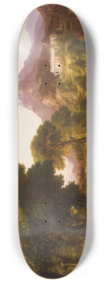 Thomas Cole - Dream of Arcadia 8.25 inch art skate deck