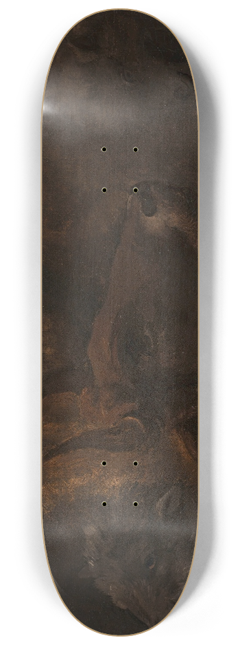 Thomas Cole - Studies of Animal Heads 8.25 inch art skate deck