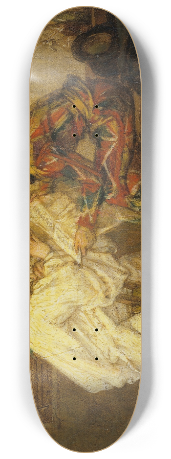 Thomas Couture - Harlequin and Pierrot 8.25 inch art skate deck