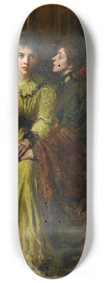Thomas Edwin Mostyn - A Shared Confidence 8.25 inch art skate deck