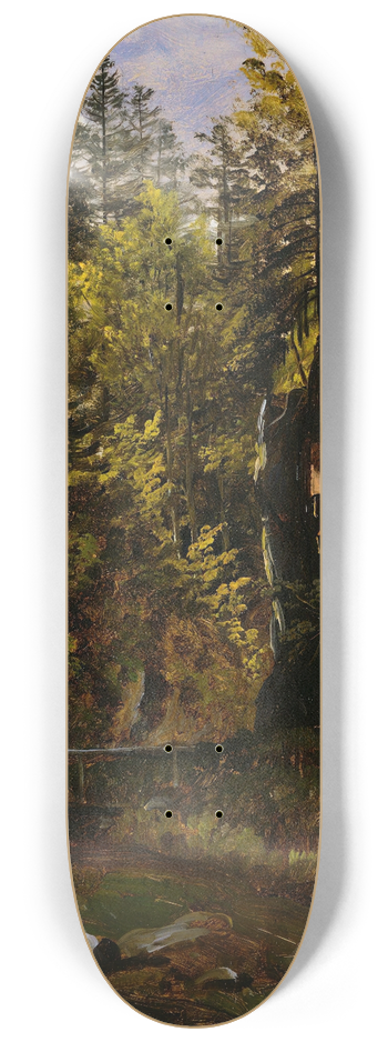 Thomas Fearnley - A Forest Road with an Altar 8.25 inch art skate deck