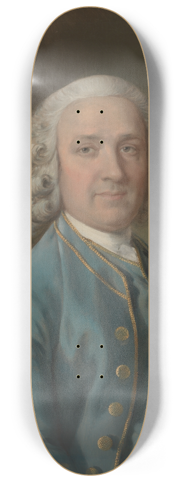 Thomas Gainsborough - A Man Called Mr. Wood, the Dancing Master 8.25 inch art skate deck