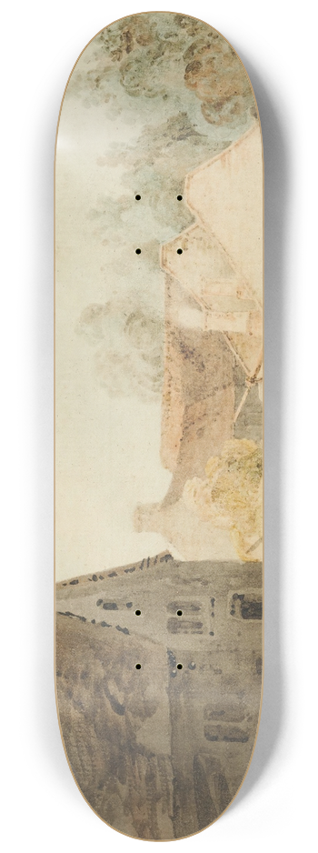 Thomas Girtin - Canal Wharf 8.25 inch art skate deck