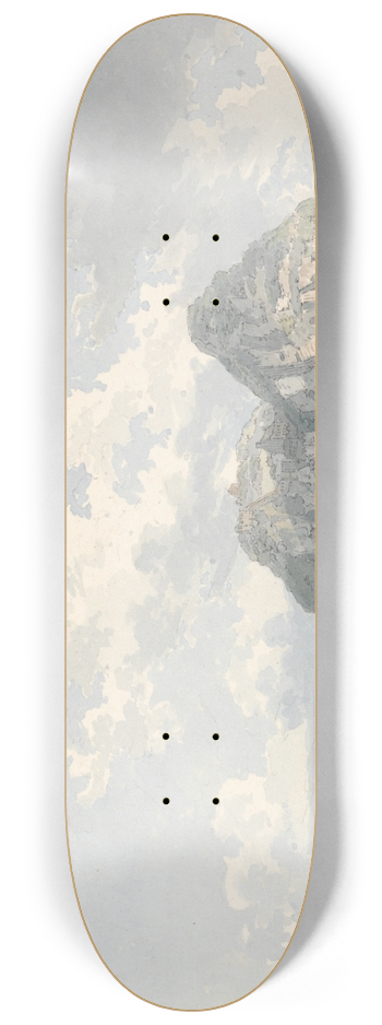 Thomas Girtin - Dumbarton Rock and Castle 8.25 inch art skate deck