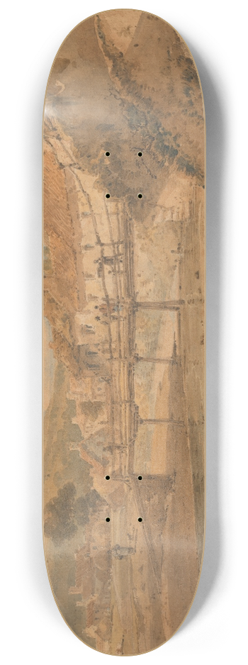 Thomas Girtin - Sandsend, Yorkshire 8.25 inch art skate deck