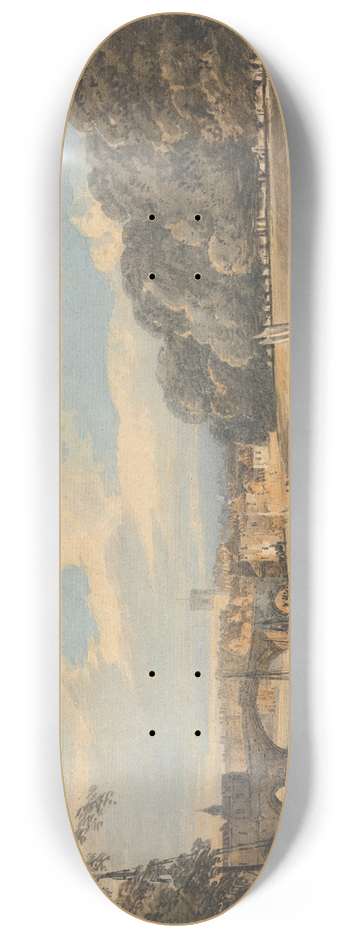 Thomas Girtin - The New Walk, York 8.25 inch art skate deck
