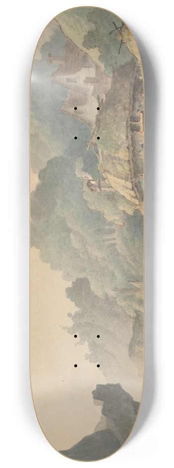 Thomas Greenwood - Cottage Scene 8.25 inch art skate deck