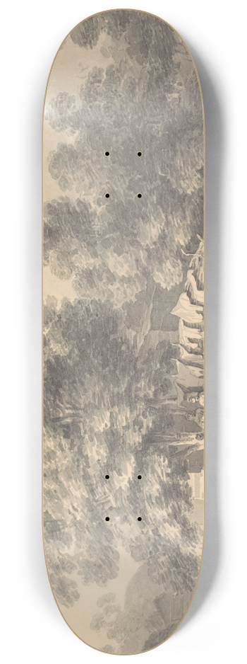 Thomas Hearne - A Rustic Scene 8.25 inch art skate deck