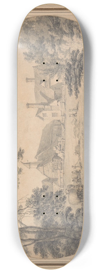 Thomas Hearne - Haymaking 8.25 inch art skate deck