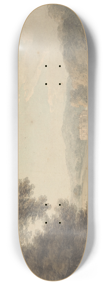 Thomas Hearne - Leeds Castle, Kent 8.25 inch art skate deck