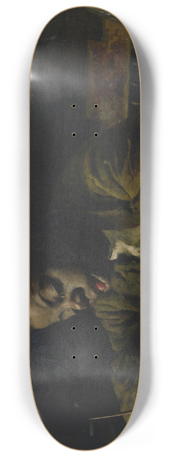 Thomas Hovenden - An Earnest Effort 8.25 inch art skate deck