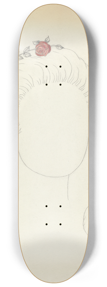 American 20th Century - Hat 8.25 inch art skate deck