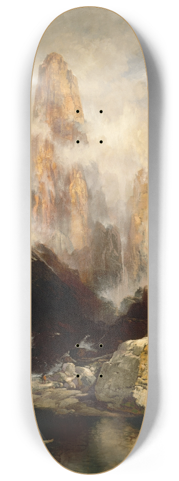 Thomas Moran - Mist in Kanab Canyon, Utah 8.25 inch art skate deck