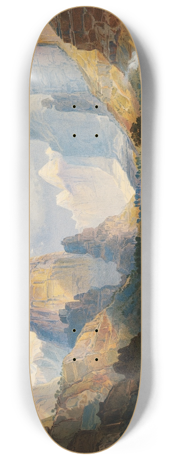 Thomas Moran - Valley of Babbling Waters, Southern Utah 8.25 inch art skate deck