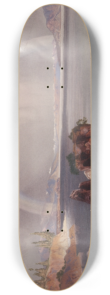 Thomas Moran - Yellowstone Lake 8.25 inch art skate deck