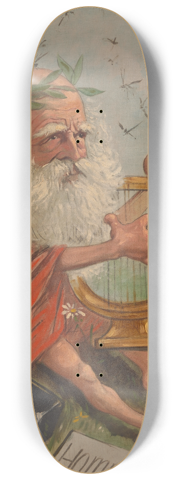 Thomas Nast - William Cullen Bryant 8.25 inch art skate deck