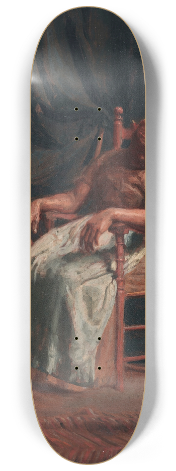 Thomas Pollock Anshutz - Aunt Hannah 8.25 inch art skate deck