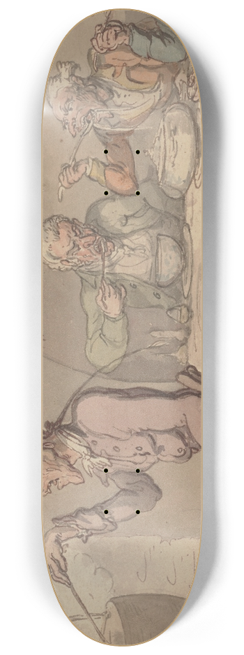 Thomas Rowlandson - Bath 8.25 inch art skate deck